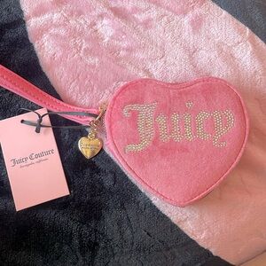 Juicy couture heart wristlet